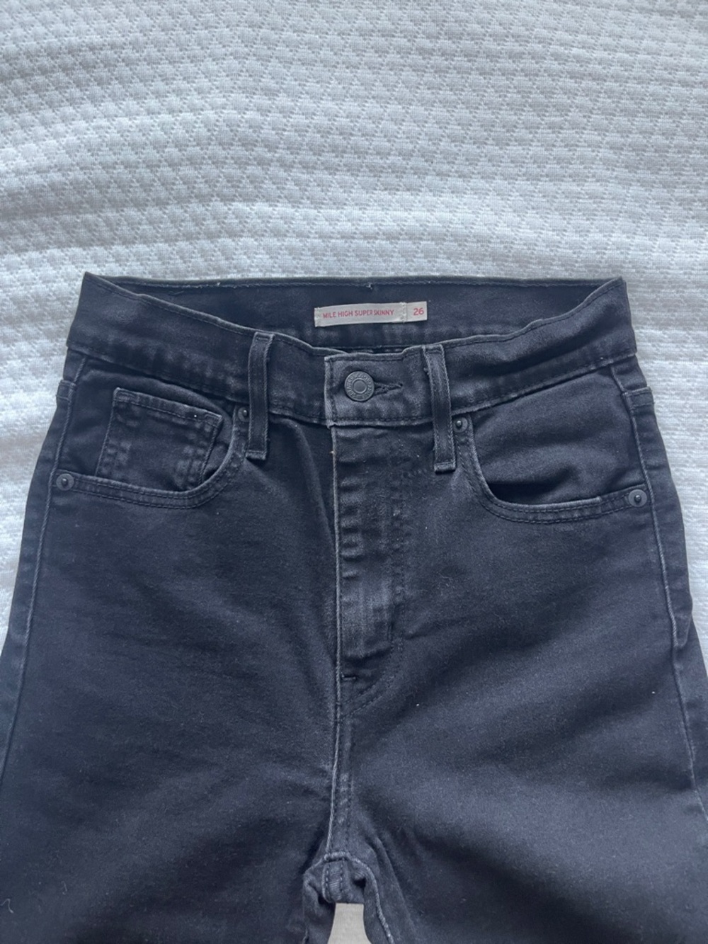 Levi’s High Rise Black Skinny Jeans